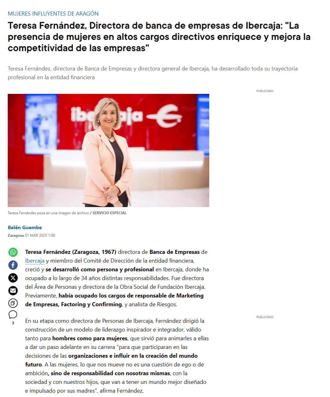 screencapture elperiodicodearagon aragon 2025 03 01 teresa fernandez directora banca empresas 114741001 html 2025 03 10 10 23 29