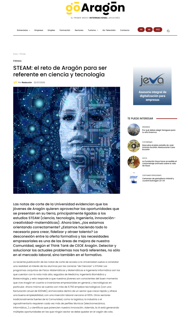 screencapture goaragon es steam el reto de aragon para ser referente en ciencia y tecnologia 2025 07 24 07 07 33 scaled
