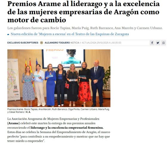 screencapture heraldo es noticias ocio y cultura 2025 10 29 premios asociacion mujeres empresariales aragon arame 2025 1865856 html 2025 11 12 13 35 17