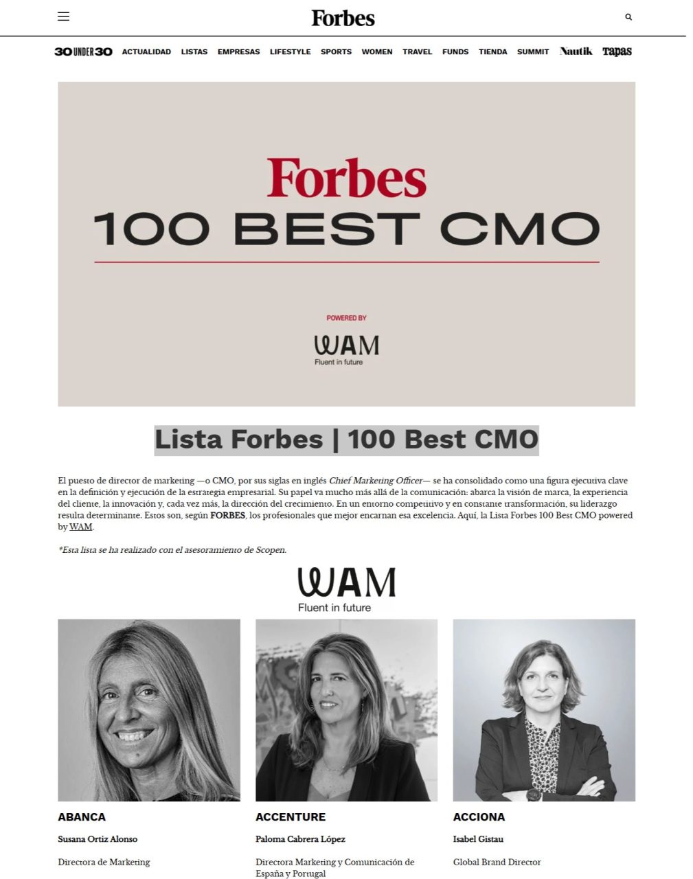 screencapture forbes es lista forbes 100 best cmo 2025 12 31 07 14 21
