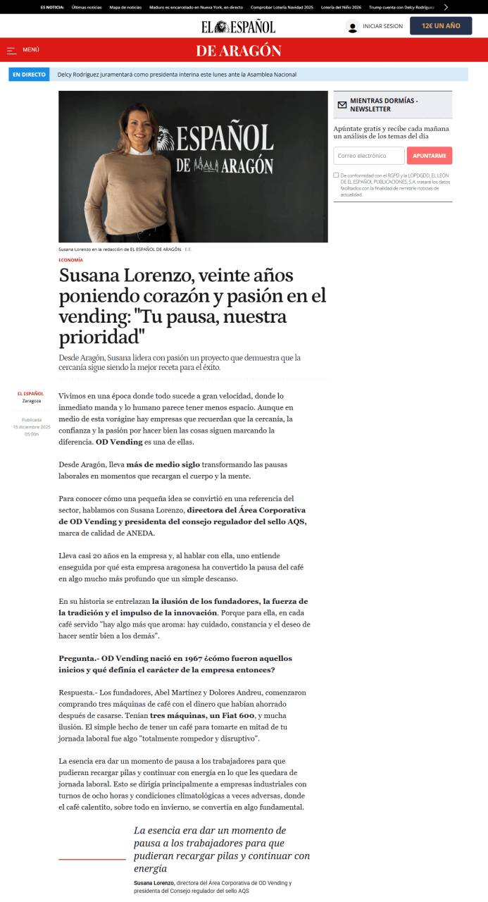 screencapture elespanol aragon economia 20251215 susana lorenzo veinte anos poniendo corazon pasion vending pausa prioridad 1003744051739 0 html 2026 01 04 13 50 scaled