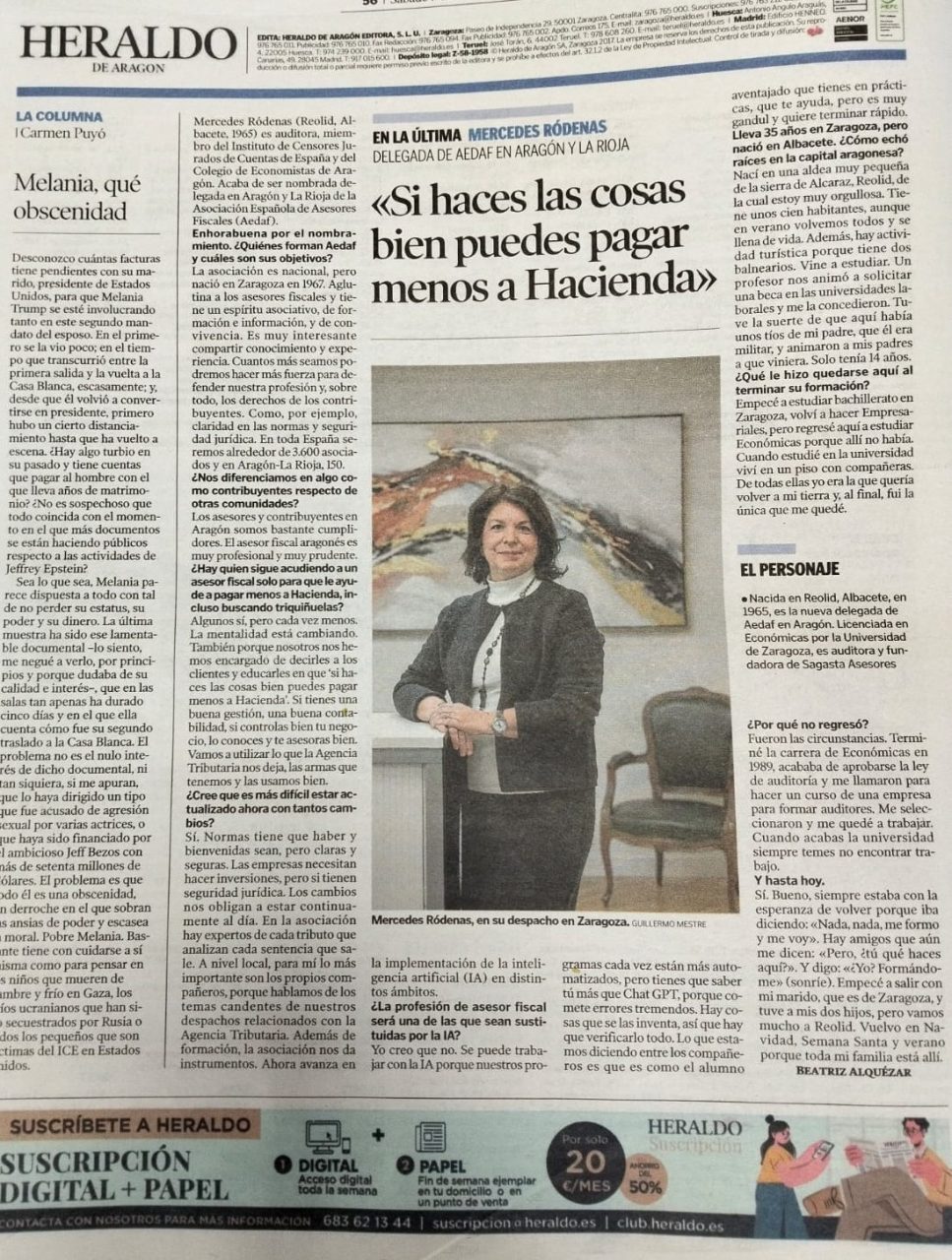 ARTICULO HERALDO MERCEDES RODENAS