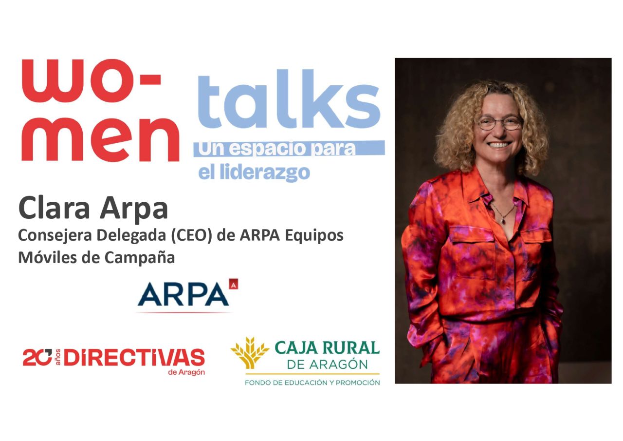 13 de abril: WO-MEN TALKS con CLARA ARPA